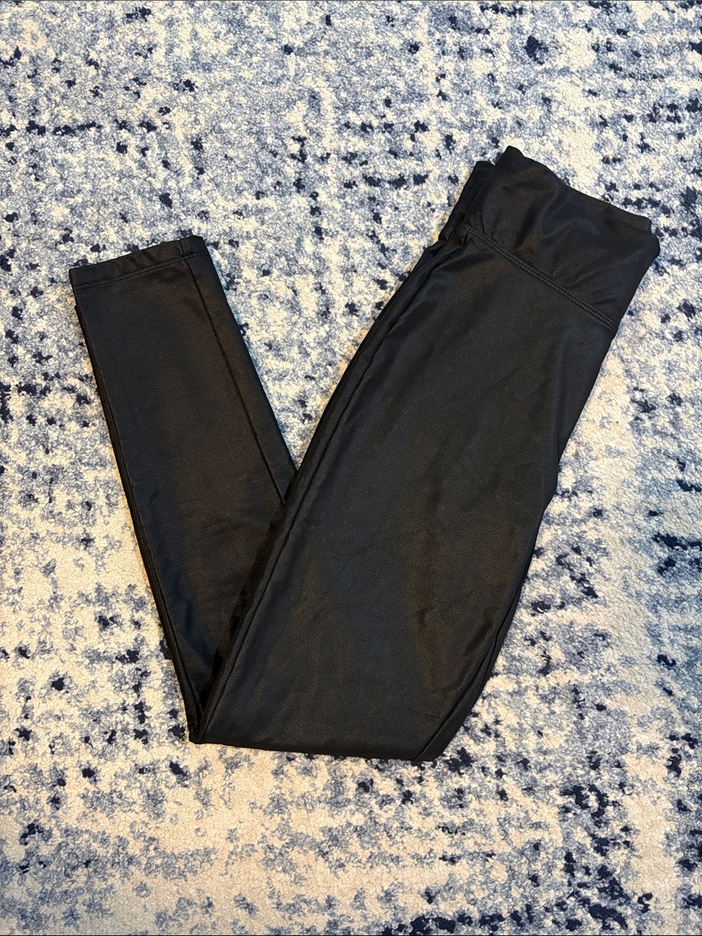 Women’s Leather Look Soft lined Leggings